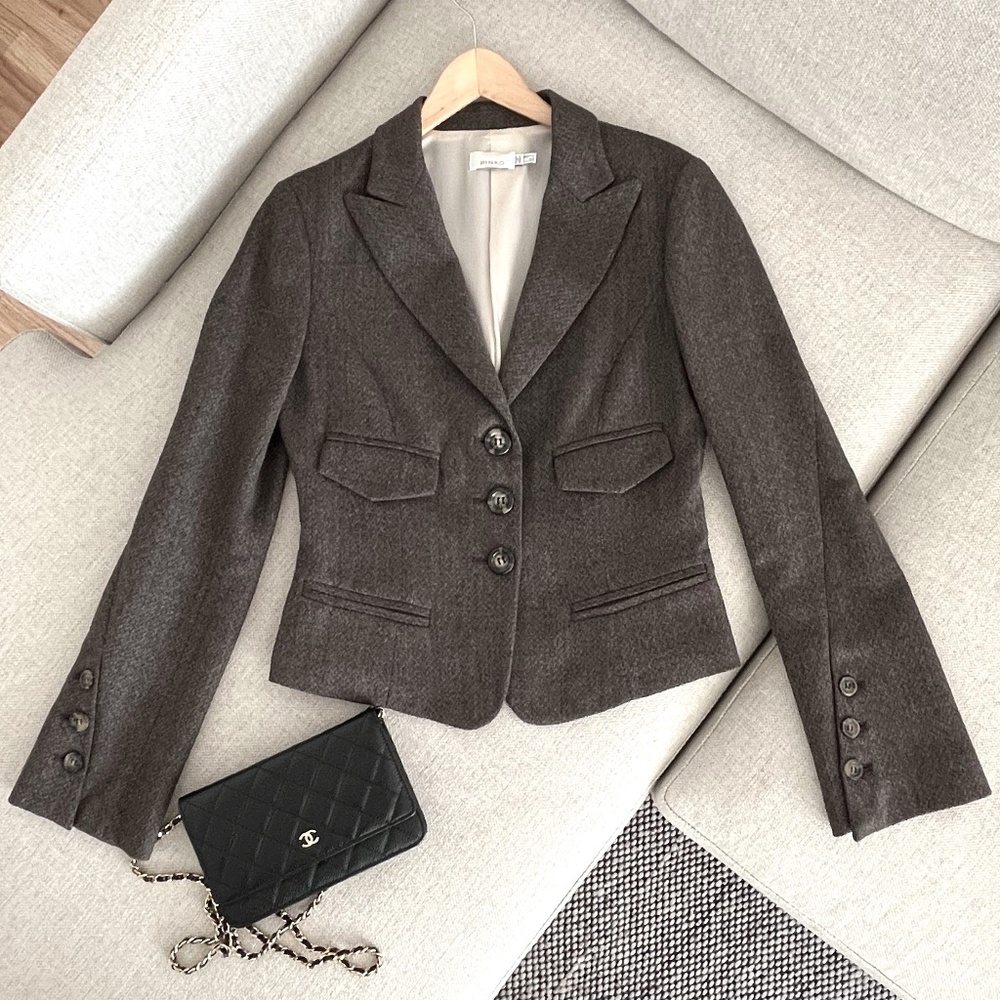 PINKO Women’s Designer Blazer Jacket Size 6 Made in Italy